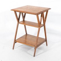 Liberty and Co (Attributed) – Arts and Crafts Oak Three-Tier Side Table - Thumbnail 3