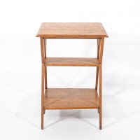 Liberty and Co (Attributed) – Arts and Crafts Oak Three-Tier Side Table - Thumbnail 5