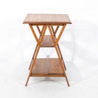 Liberty and Co (Attributed) – Arts and Crafts Oak Three-Tier Side Table - Thumbnail 7