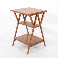 Liberty and Co (Attributed) – Arts and Crafts Oak Three-Tier Side Table - Thumbnail 8