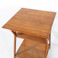 Liberty and Co (Attributed) – Arts and Crafts Oak Three-Tier Side Table - Thumbnail 9