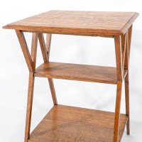 Liberty and Co (Attributed) – Arts and Crafts Oak Three-Tier Side Table - Thumbnail 13