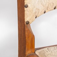 Heals – Art Deco Oak Armchairs with Rounded Arms, Set of Four - Thumbnail 13