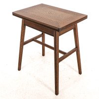 William Birch. Arts & Crafts Oak Card or Game Table with a Swivel & Fold Out Top - Thumbnail 6