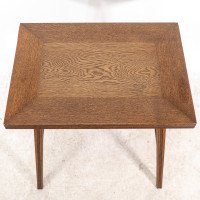 William Birch. Arts & Crafts Oak Card or Game Table with a Swivel & Fold Out Top - Thumbnail 12