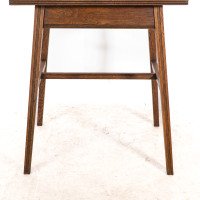 William Birch. Arts & Crafts Oak Card or Game Table with a Swivel & Fold Out Top - Thumbnail 19