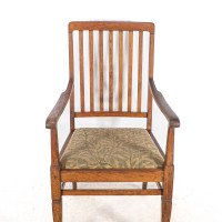 Shapland & Petter. A Pair of Arts & Crafts Oak Armchair - Thumbnail 8
