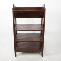 Lakeside Craft Shop – American Arts and Crafts Oak Bookcase (c.1910) - Thumbnail 2