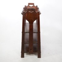 Lakeside Craft Shop – American Arts and Crafts Oak Bookcase (c.1910) - Thumbnail 3
