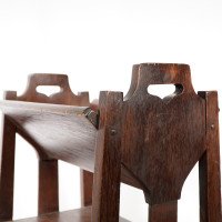 Lakeside Craft Shop – American Arts and Crafts Oak Bookcase (c.1910) - Thumbnail 7
