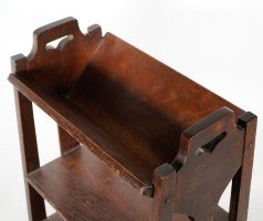 Lakeside Craft Shop – American Arts and Crafts Oak Bookcase (c.1910) - Thumbnail 8