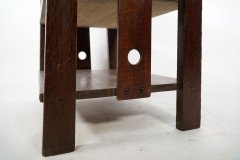 Lakeside Craft Shop – American Arts and Crafts Oak Bookcase (c.1910) - Thumbnail 11