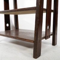 Lakeside Craft Shop – American Arts and Crafts Oak Bookcase (c.1910) - Thumbnail 12