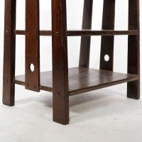 Lakeside Craft Shop – American Arts and Crafts Oak Bookcase (c.1910) - Thumbnail 13