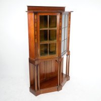 G. M. Ellwood for J. S. Henry – Arts & Crafts Mahogany & Inlaid Cabinet - Thumbnail 2