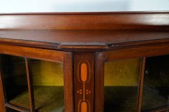 G. M. Ellwood for J. S. Henry – Arts & Crafts Mahogany & Inlaid Cabinet - Thumbnail 7