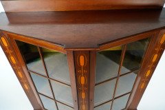 G. M. Ellwood for J. S. Henry – Arts & Crafts Mahogany & Inlaid Cabinet - Thumbnail 8
