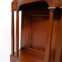 G. M. Ellwood for J. S. Henry – Arts & Crafts Mahogany & Inlaid Cabinet - Thumbnail 15