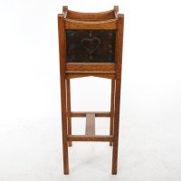 Shapland & Petter – Arts and Crafts Oak Planter with Copper Panels - Thumbnail 2