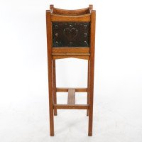 Shapland & Petter – Arts and Crafts Oak Planter with Copper Panels - Thumbnail 5