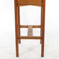 Shapland & Petter – Arts and Crafts Oak Planter with Copper Panels - Thumbnail 14