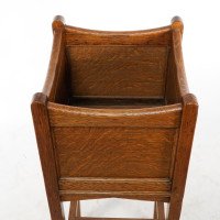 Shapland & Petter – Arts and Crafts Oak Planter with Copper Panels - Thumbnail 13
