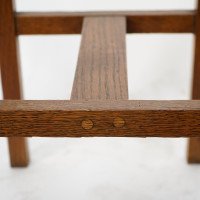 Shapland & Petter – Arts and Crafts Oak Planter with Copper Panels - Thumbnail 15