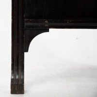 An Aesthetic Movement Mahogany Corner Cabinet with Incised Floral Decoration - Thumbnail 16