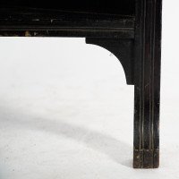Aesthetic Movement Mahogany Corner Cabinet with Incised Floral Decoration - Thumbnail 17