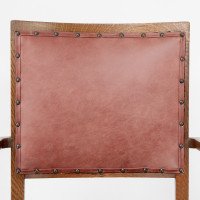 Liberty & Co., An Arts & Crafts Rush Seat Armchair with a Shaped Back - Thumbnail 6