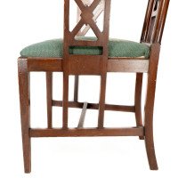 William Birch. An Aesthetic Movement Walnut Armchair with Turned Ball Finials - Thumbnail 15