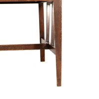 William Birch. An Aesthetic Movement Walnut Armchair with Turned Ball Finials - Thumbnail 17