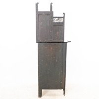 Heals, attributed. An Anglo-Japanese Aesthetic Movement Butterfly Corner Cabinet - Thumbnail 18