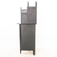 Heals, attributed. An Anglo-Japanese Aesthetic Movement Butterfly Corner Cabinet - Thumbnail 20