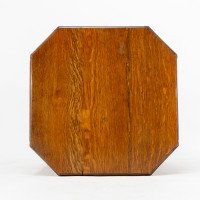 Heals and Son. An Arts and Crafts oak bookcase/side tables - Thumbnail 4