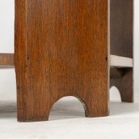 Heals and Son. An Arts and Crafts oak bookcase/side tables - Thumbnail 8