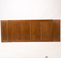 Heals & Son. An Arts & Crafts Narrow Oak Extending Dining Table - Thumbnail 9