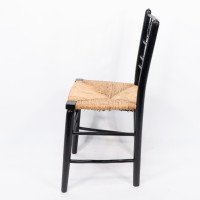 Philip Webb, attributed. Morris & Co., Aesthetic Movement Pair Rush Seat Sussex Chairs - Thumbnail 5