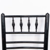 Philip Webb, attributed. Morris & Co., Aesthetic Movement Pair Rush Seat Sussex Chairs - Thumbnail 7