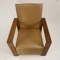 Gordon Russell, W. H. Russell. A Pair of Arts & Crafts Oak Reclining Armchairs - Thumbnail 13