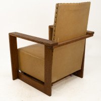 Gordon Russell, W. H. Russell. A Pair of Arts & Crafts Oak Reclining Armchairs - Thumbnail 17