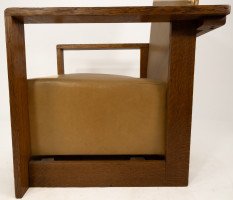 Gordon Russell, W. H. Russell. A Pair of Arts & Crafts Oak Reclining Armchairs - Thumbnail 15