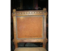 J. P. Seddon, Exhibited Crystal Palace 1851. Six Gothic Revival Oak Dining Chairs - Thumbnail 9