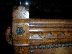 J. P. Seddon, Exhibited Crystal Palace 1851. Six Gothic Revival Oak Dining Chairs - Thumbnail 11