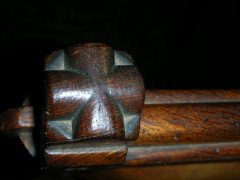 J. P. Seddon, Exhibited Crystal Palace 1851. Six Gothic Revival Oak Dining Chairs - Thumbnail 12