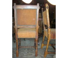 J. P. Seddon, Exhibited Crystal Palace 1851. Six Gothic Revival Oak Dining Chairs - Thumbnail 13