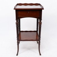 E. W. Godwin, attributed. For Collinson & Lock. An Aesthetic Movement Mahogany Side Table - Thumbnail 2