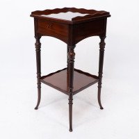 E. W. Godwin, attributed. For Collinson & Lock. An Aesthetic Movement Mahogany Side Table - Thumbnail 3