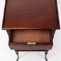 E. W. Godwin, attributed. For Collinson & Lock. An Aesthetic Movement Mahogany Side Table - Thumbnail 16