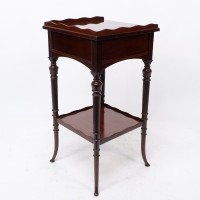E. W. Godwin, attributed. For Collinson & Lock. An Aesthetic Movement Mahogany Side Table - Thumbnail 18
